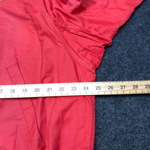 Red Lacoste Varsity Jacket Women's XS