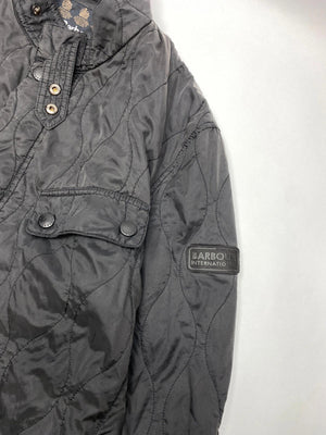 Barbour International Black Quilted Jacket (Men’s XXL)