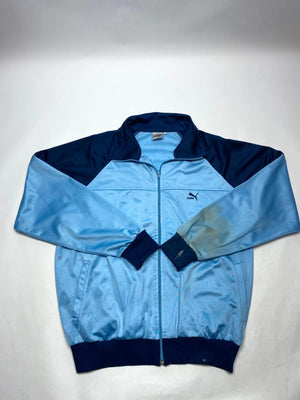 Vintage Puma Blue & Navy Track Jacket