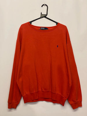 Polo by Ralph Lauren Red Crewneck Sweatshirt