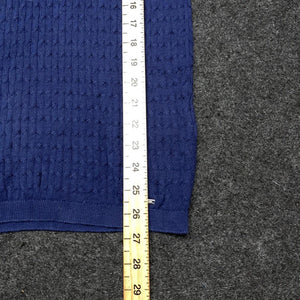 Vintage Navy Tommy Hilfiger Crew Neck Jumper Men's Medium