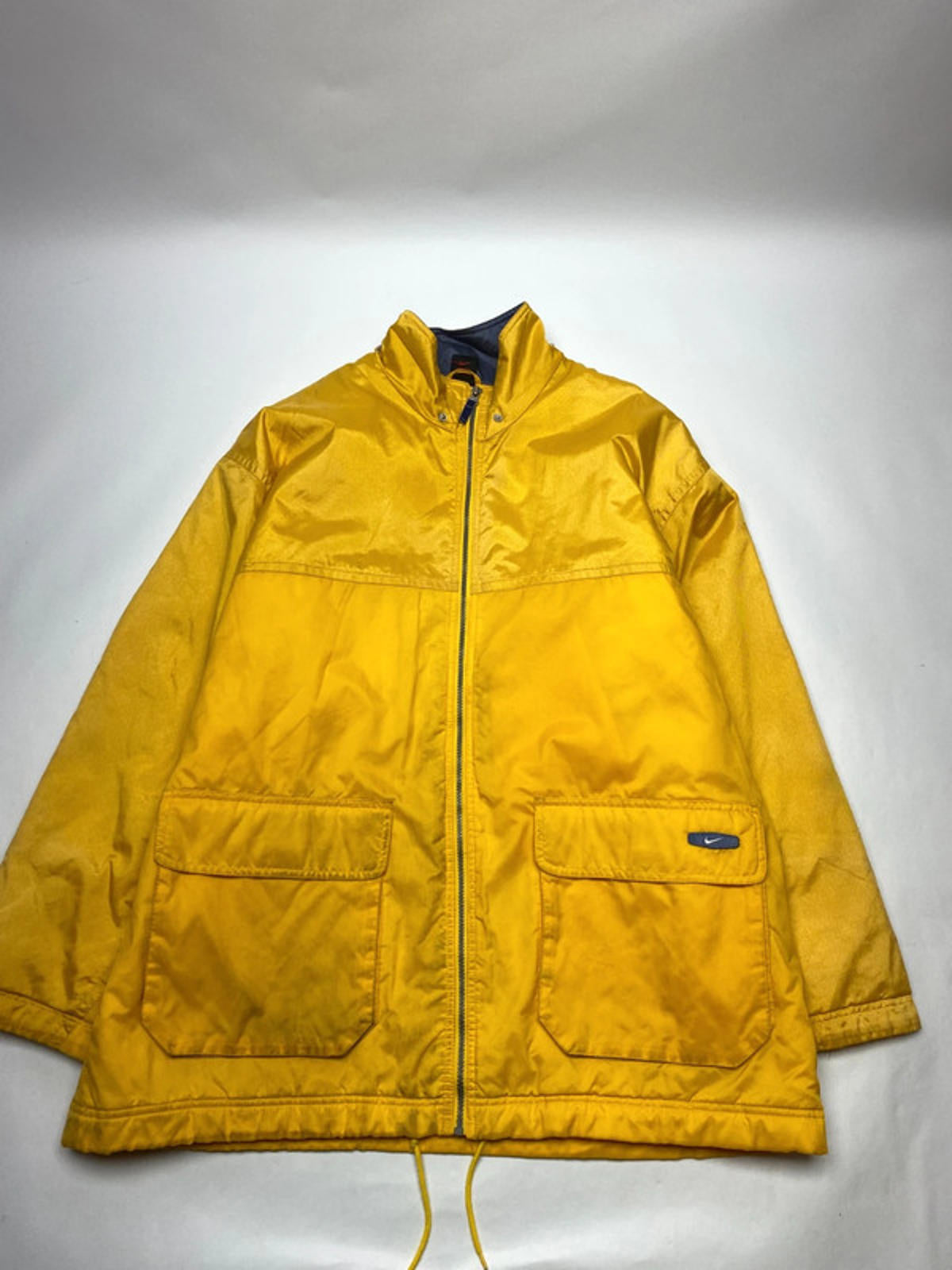 Vintage Nike Yellow Windbreaker Jacket (Men’s L, Made in Bangladesh)