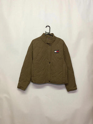 Tommy Jeans Khaki Quilted Jacket (Men’s L)