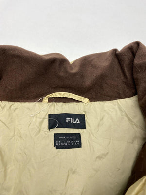 Vintage FILA Puffer Jacket – Beige / Brown