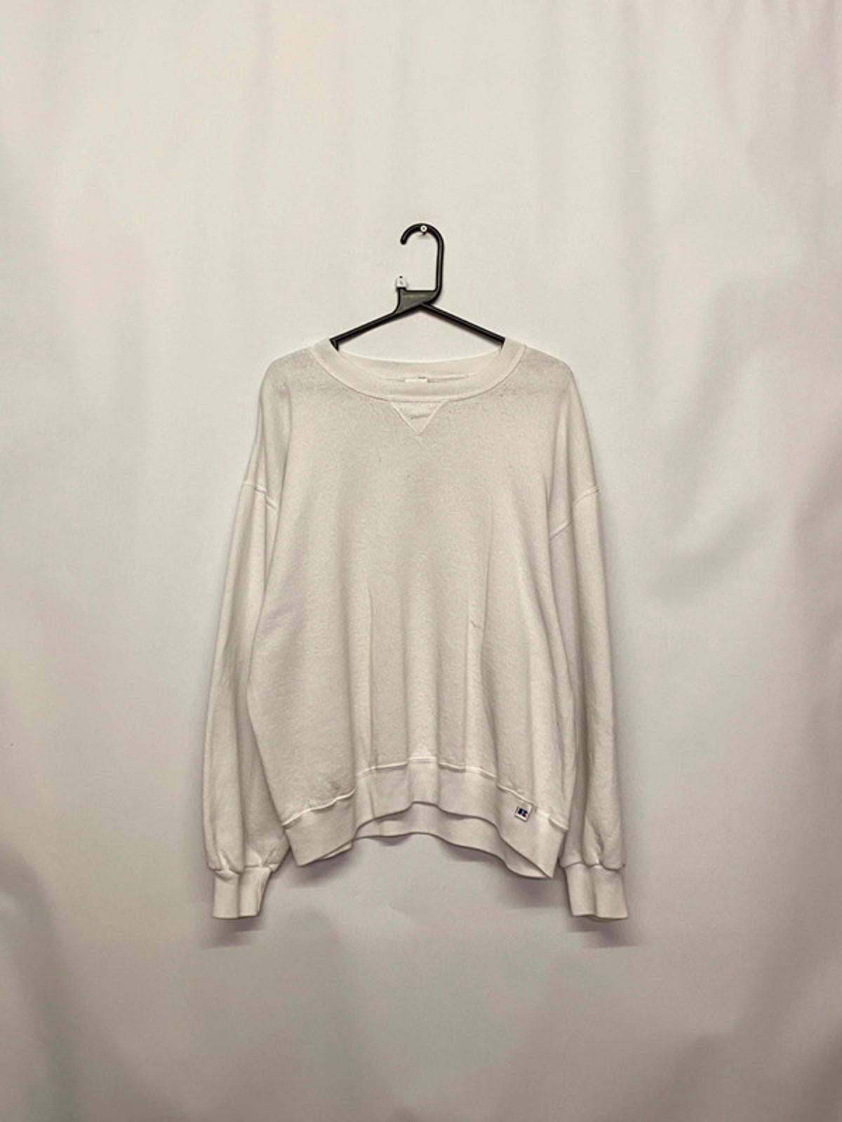 Russell Athletic White Crewneck Sweatshirt