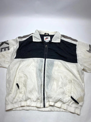 Nike Vintage Black & White Full-Zip Track Jacket (Men’s XL)