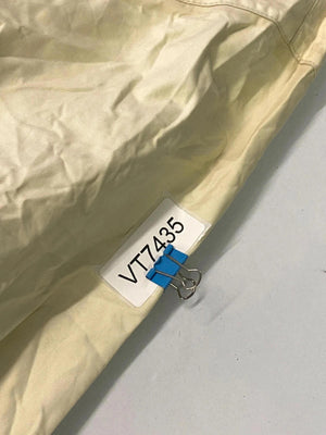 Vintage Lacoste Beige/Navy Half-Zip Hooded Windbreaker