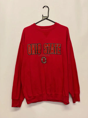 Ohio State Buckeyes Red Crewneck Sweatshirt