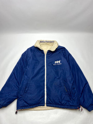 Helly Hansen Beige Puffer Jacket – Men’s L – Down Filled 80/20 – Vintage