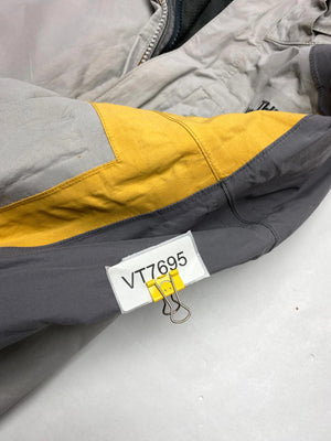 The North Face HyVent Grey & Yellow Waterproof Jacket
