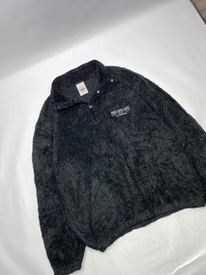 Hard Rock Cafe Sherpa Fleece Pullover – Black – XL – Vintage