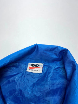 Vintage Nike USA-Made Windbreaker Jacket – Blue/Grey – Rare