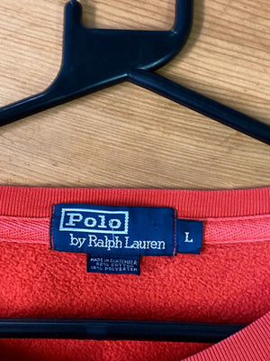 Polo by Ralph Lauren Red Crewneck Sweatshirt