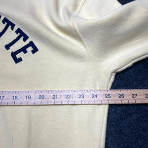 Cream Big Cotton Sweatshirt Men's XL