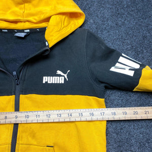 Yellow-Black Nike Zip-through Hoodie Youth's Medium