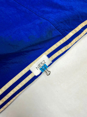 Adidas Blue Hooded Windbreaker Jacket