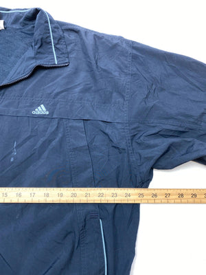 Adidas Navy Full-Zip Windbreaker Jacket (Men’s XL)