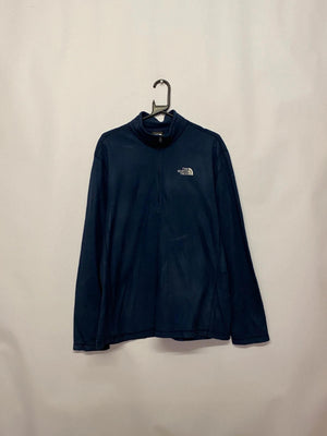 The North Face Navy Blue 1/4 Zip Fleece Pullover