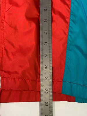 Vintage Asics Red & Teal Windbreaker Jacket – Size S