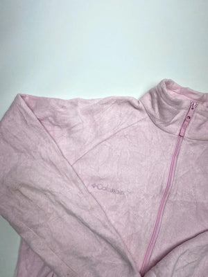 Columbia Sportswear Pink Full-Zip Fleece Jacket (Women’s M)
