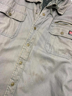 Wrangler Workwear Hooded Jacket – Brown/Grey – Men’s 2XL