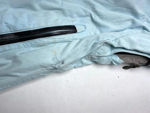 Columbia Titanium Light Blue & Cream Hooded Ski Jacket (Women’s S)