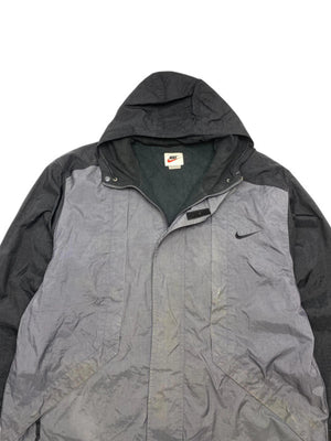 Vintage 90s Grey Nike Windbreaker Men's XL