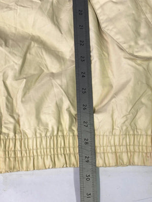 Vintage Lacoste Beige/Navy Half-Zip Hooded Windbreaker