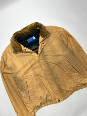 Pendleton Wool Lined Canvas Bomber Jacket