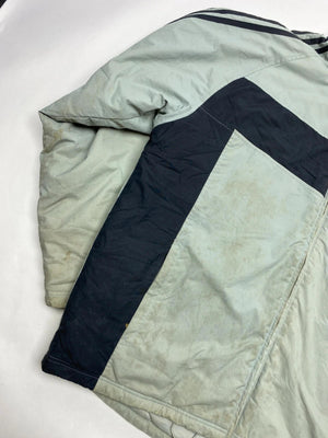 Vintage Adidas Two-Tone Grey & Navy Puffer Jacket