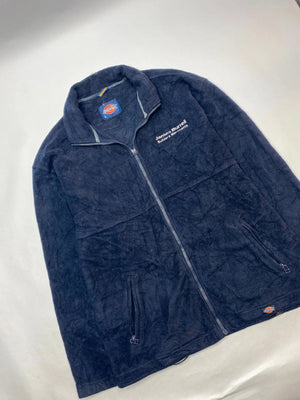 Dickies Navy Full-Zip Fleece Jacket (Men’s L)