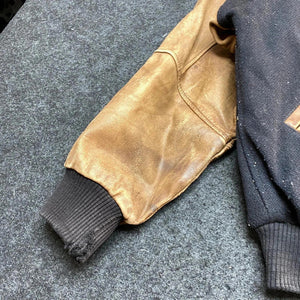 Vintage Black Pace Setter Varsity Jacket Men's Large