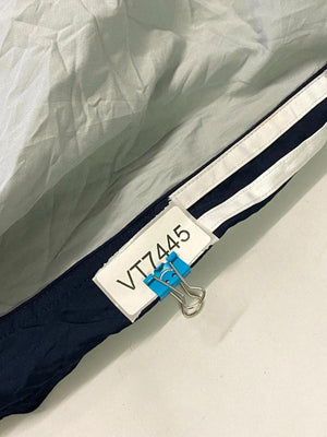 Vintage Adidas Navy & Grey Full-Zip Track Jacket