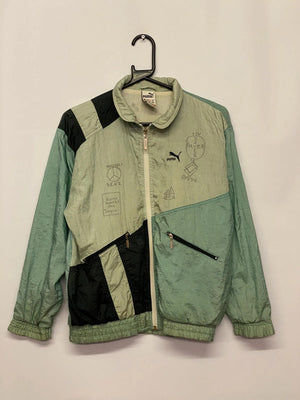 Vintage Puma Graphic Windbreaker Jacket