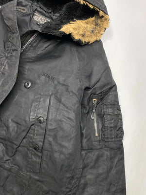 Schott Bros. Inc. N3-B Extreme Cold Weather Parka – Black (Men’s M)