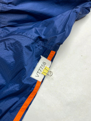 Vintage Adidas Blue & Cream Hooded Windbreaker Jacket (Men’s L)