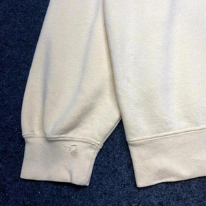 Cream Big Cotton Sweatshirt Men's XL