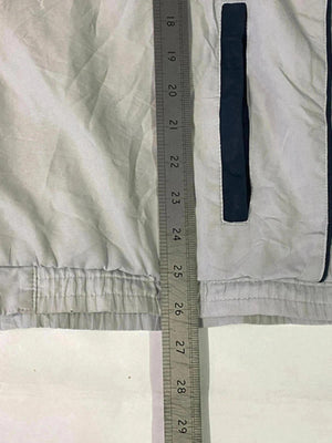 Reebok Men's Lightweight Windbreaker Jacket Grey and Navy