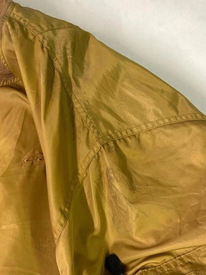 Men's Classic Bomber Jacket in Mustard Yellow