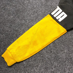 Yellow-Black Nike Zip-through Hoodie Youth's Medium