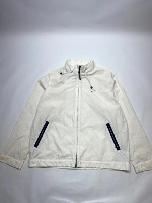 Nike Vintage White Full-Zip Windbreaker Jacket (Men’s L, Made in Thailand)