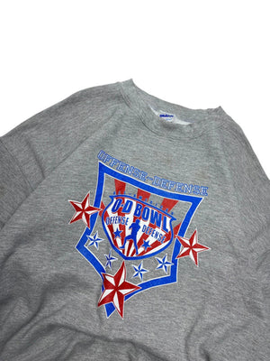 Grey Gildan Sweatshirt Men's XXL