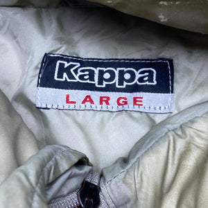 Yellow Kappa Puffer Jacket Men's Large