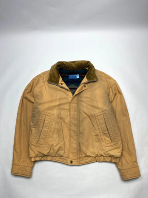 Pendleton Wool Lined Canvas Bomber Jacket