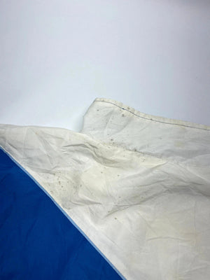 Lacoste Blue & White Full-Zip Windbreaker Jacket (Men’s L)