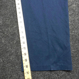 Blue Cintas Straight Trousers Men's W40