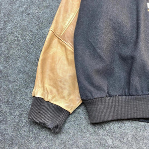 Vintage Black Pace Setter Varsity Jacket Men's Large