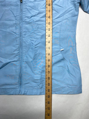 Adidas Light Blue 3-Stripes Windbreaker Jacket