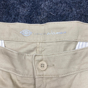 Beige Dickies Skinny Trousers Women's W44