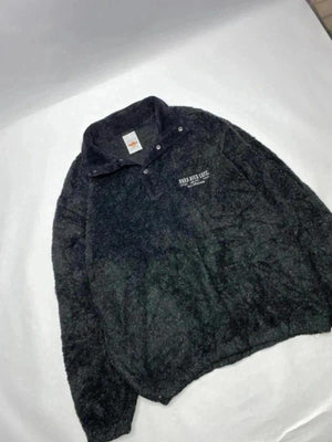 Hard Rock Cafe Sherpa Fleece Pullover – Black – XL – Vintage